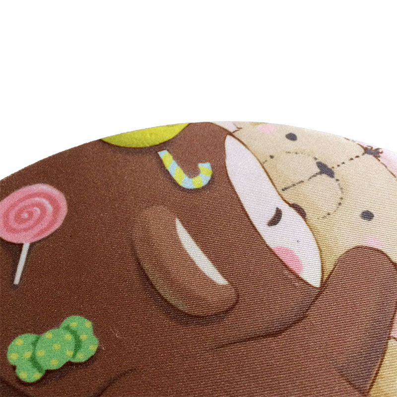 KAL Mouse Pad, Customized Round Non-Slip Rubber Comfortable Mouse Mat for Gaming and Office PU Base image2