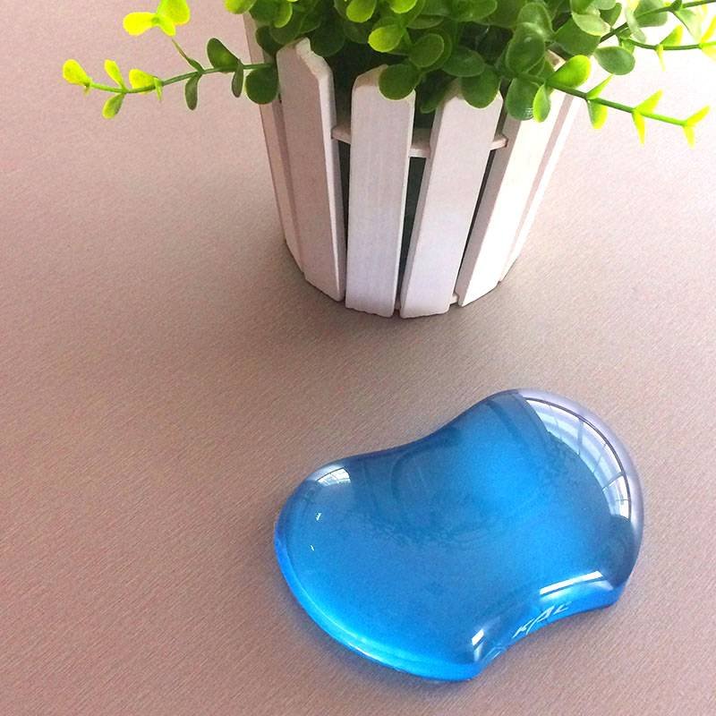 KAL KLW-4027T Silicone Gel Wrist Rest Cushion Heart-shaped Translucence Ergonomic Mouse Pad Cloth Gel With Rest image27