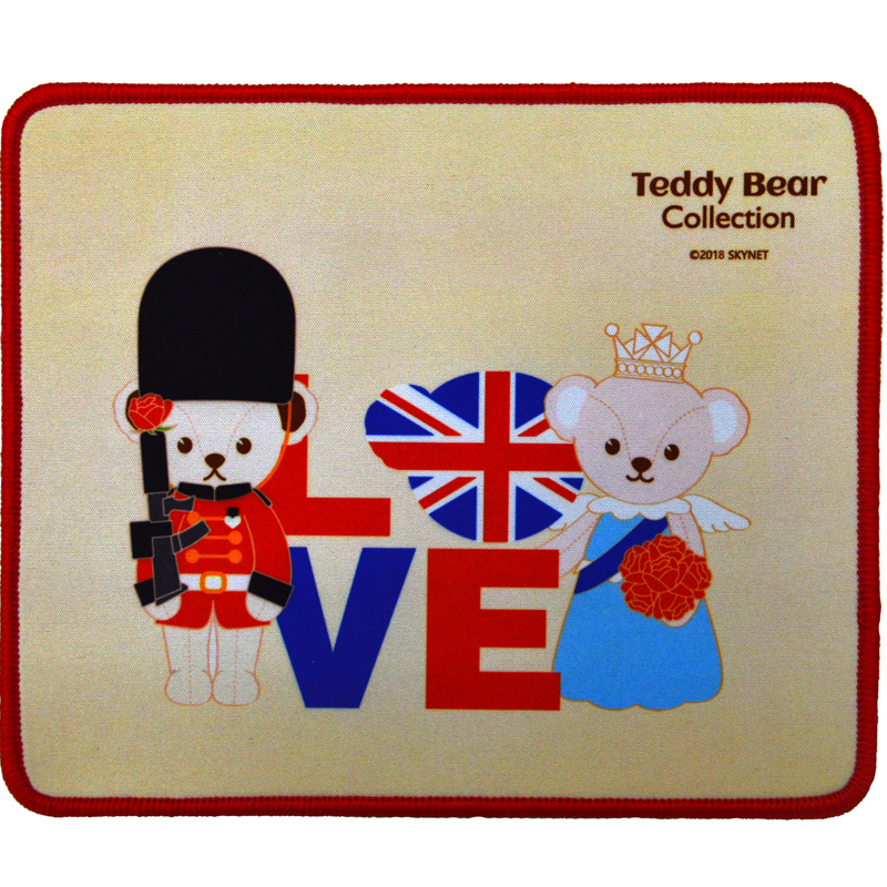 KAL Standard Size Computer Mouse Pad with Stitched Edges Color Premium-Textured Mouse Mat Pad Non-Slip Rubber Base Mouse Pad Rubber Base image1